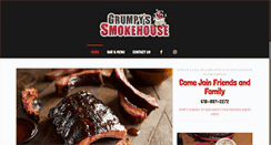 Desktop Screenshot of grumpyssmokehouse.com
