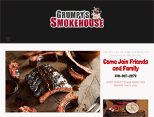 Tablet Screenshot of grumpyssmokehouse.com